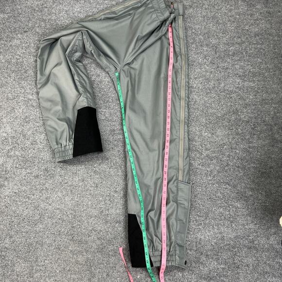 The North Face Rain Pants Mens M Medium Grey Nylon Waterproof Lined Snow *READ - Picture 7 of 15